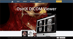Desktop Screenshot of osirix-viewer.com